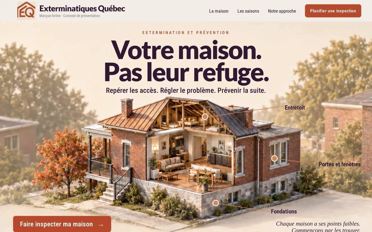 Aperçu de Exterminatiques Québec, C. Prévenir